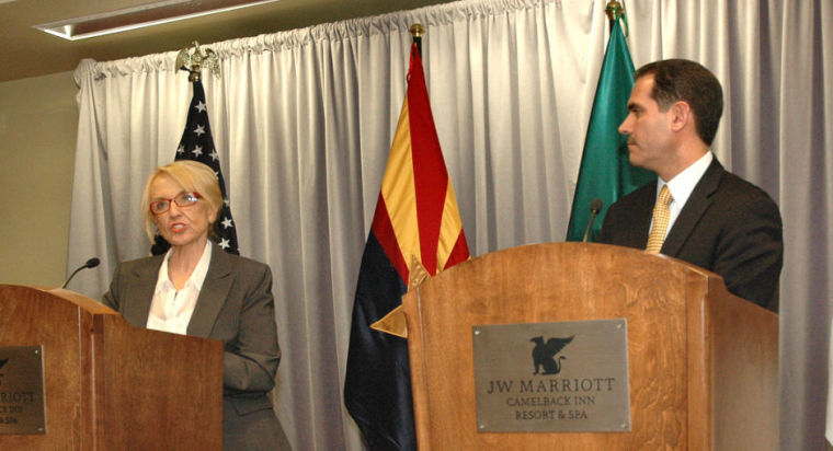 Jan Brewer and Guillermo Padres